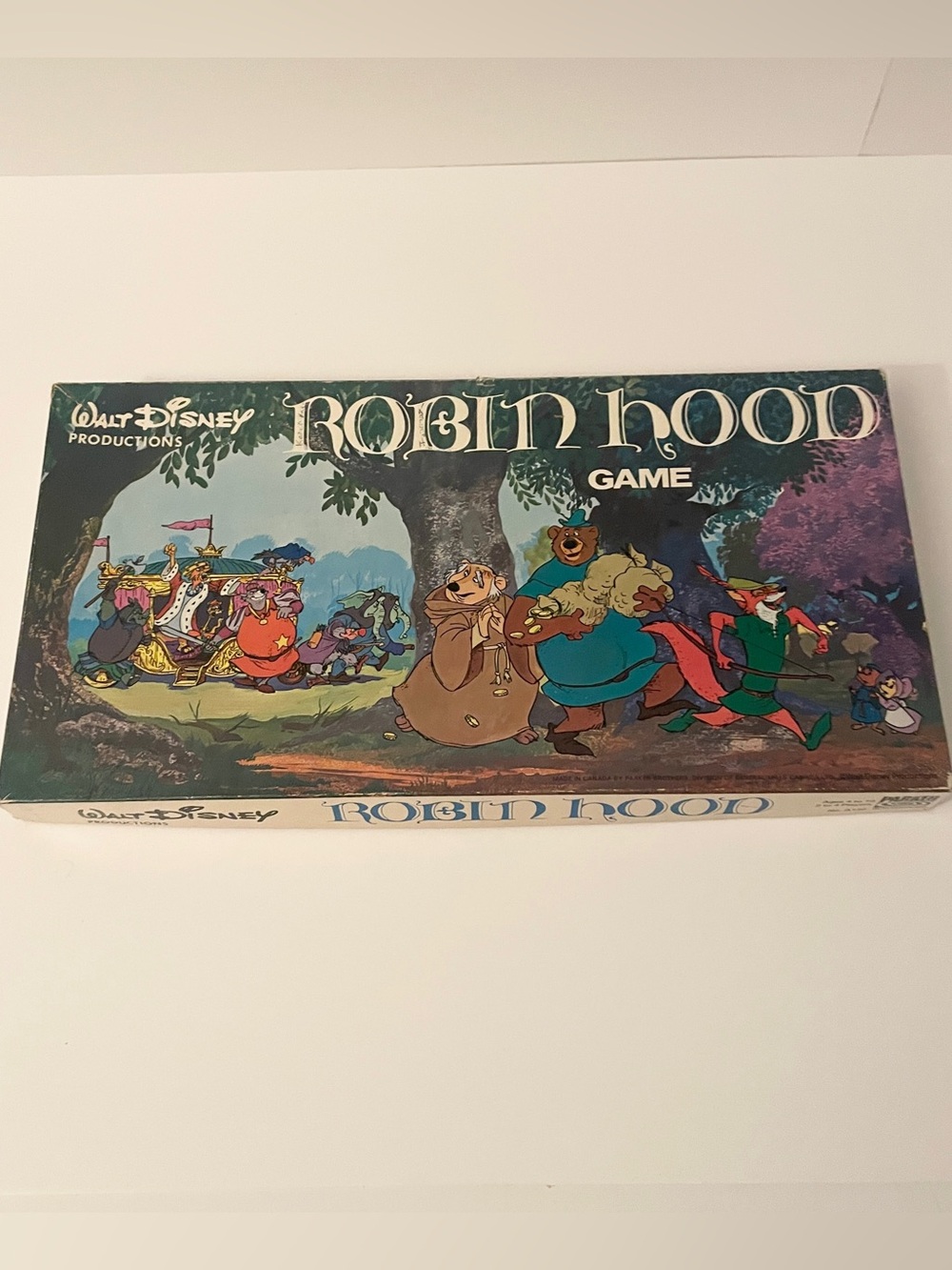 Vintage 1973 Walt Disney Robin Hood Board Game Parker Brothers Complete
